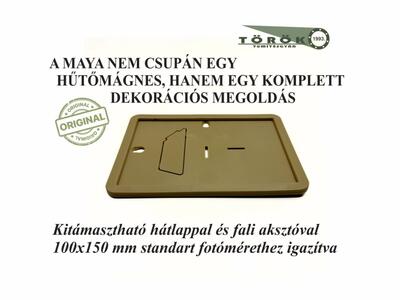 Maya új generációs képkeret VILÁGOSBARNA 10 db/csomag - Tömítésgyár Webshop - Magnet frigider de la producător - rama foto - photo frame