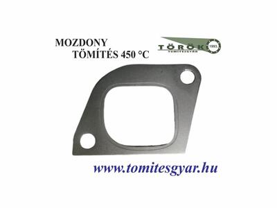 Mozdony kipufogó hengerfejre  Fém borított Lv.: 1,9 mm (410) 