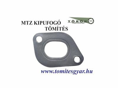 MTZ kipufogó (ovális) tömítés gyártás rézzel peremezett, acéllal borítva, felületkezelt 50-1008026 - Tömítésgyár Webshop