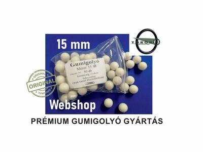Gumigolyó 15 mm (50 db)