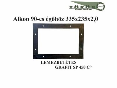 Alcon Unical 90-es gázkazán égőtömítés Grafit SP tűnyársas 335x235x2 - Tömítésgyár Webshop