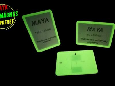 Maya képkeret új generációs sötétben világítós 10 db/csomag - Tömítésgyár Webshop 