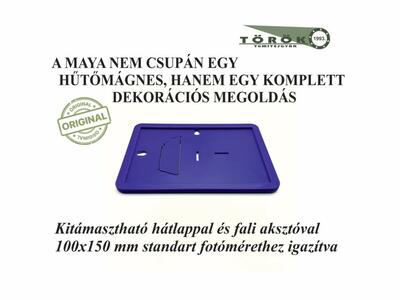 MAYA Mágneses Fotókeret LILA 10 db/csomag - Tömítésgyár Webshop - Magnet frigider de la producător - rama foto - photo frame